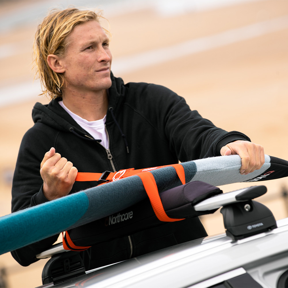 2025 Northcore Aero Roof Rack Pads 48cm NOCO21C - Black